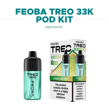 Feoba Treo 33K, 33000 Puffs Prefilled Pod Vape Kit - Starting From £8.99